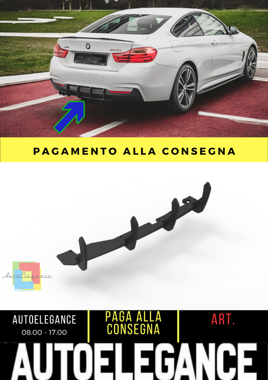 ⭐Street Pro Diffusore Posteriore V.1 BMW 4 M-Pack F32⭐