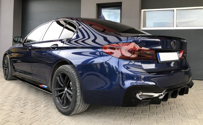 ❤️Diffusore Posteriore Compatibile con BMW Serie 5 G30 G31 M Pack (2017–2024) ❤️