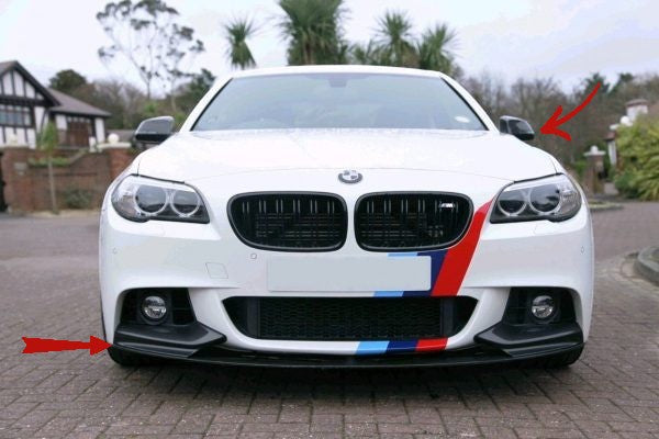 😍Spoiler Lip per BMW 5 F10 F11 15-17 M-Perform Coperture Specchi Diffusore😍