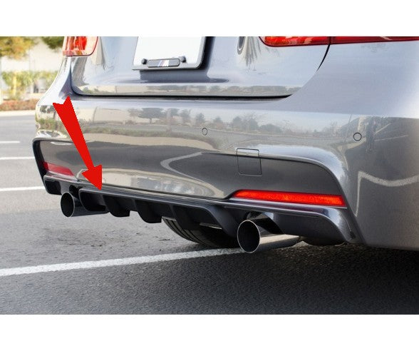 💎Diffusore compatibile con BMW F30 F31 335 look serie 3 nero lucido💎