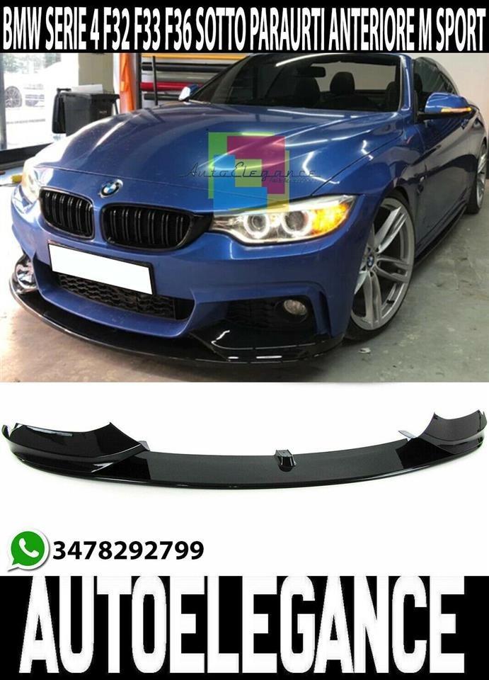 BMW SERIES 4 F32 F33 F36 FRONT SPOILER SOTTO PARAURTI MS