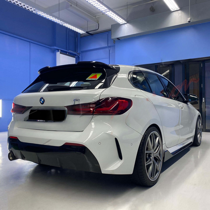 MINIGONNE LATERALI TIPO M PACK NERO LUCIDO ADATTO PER BMW SERIE 1 F40 2019-2022