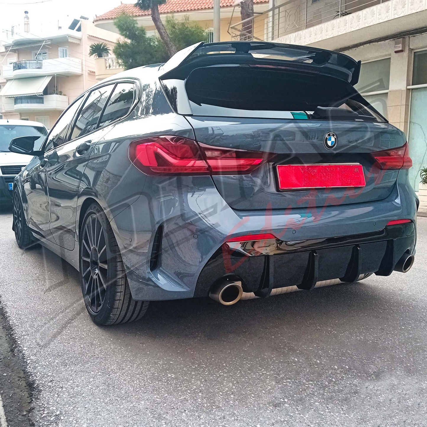 GLOSS BLACK REAR BUMPER SUITABLE FOR BMW 1 SERIES F40