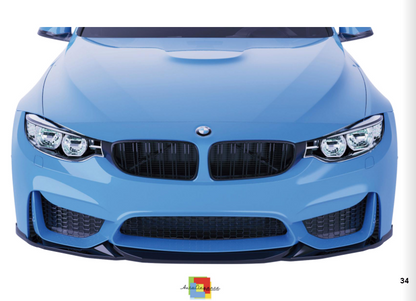 ART.2362 SPLITTER BMW M3 F80 2014-2018