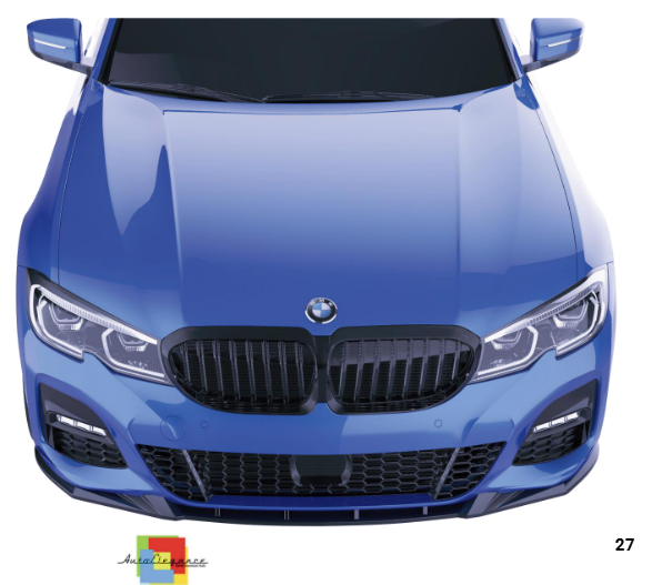 💕ART.2347  SPLITTER BMW 3 SERIES M-PACK G20 21 2028-2022💕