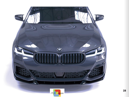 💕ART.2348  SPLITTER BMW 5 SERIES G30 FACELIFT M-PACK 2020-2023💕