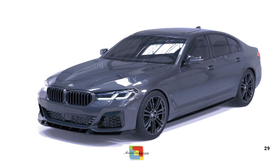 💕ART.2348  SPLITTER BMW 5 SERIES G30 FACELIFT M-PACK 2020-2023💕