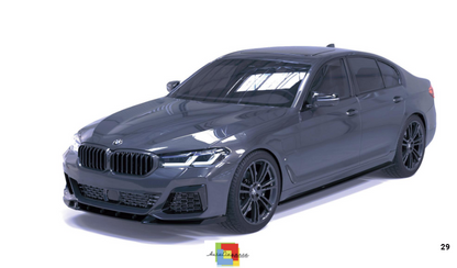💕ART.2348  SPLITTER BMW 5 SERIES G30 FACELIFT M-PACK 2020-2023💕