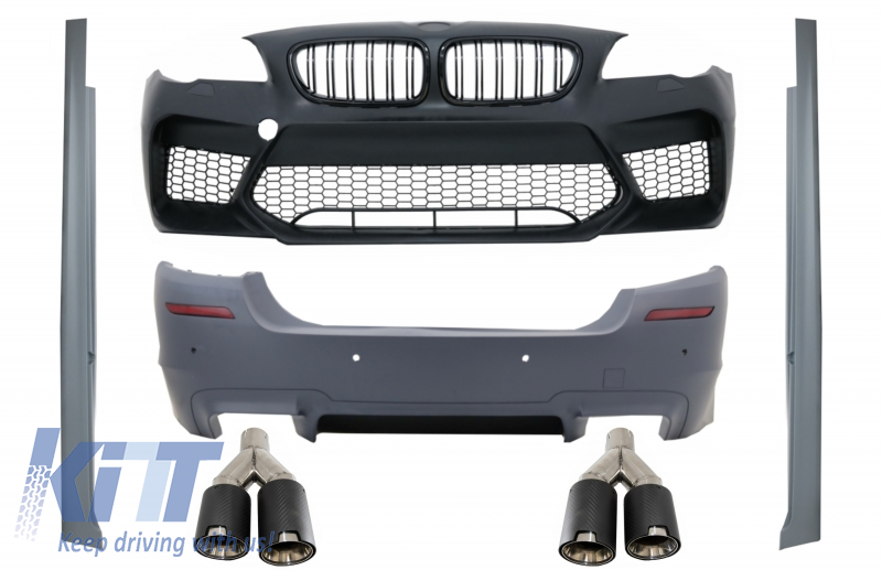 Kit carrozzeria adatto per BMW Serie 5 F10 (2011-2017) Paraurti con minigonne