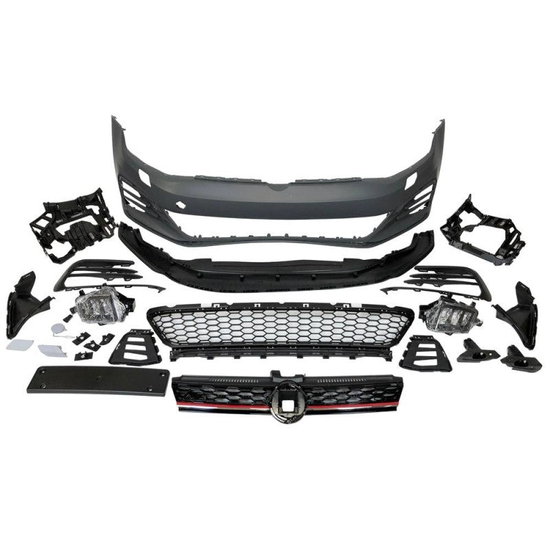 Paraurti anteriore adatto per Volkswagen Golf 7 -GTI 3/5 porte 2012-2016 look 7.5 GTI