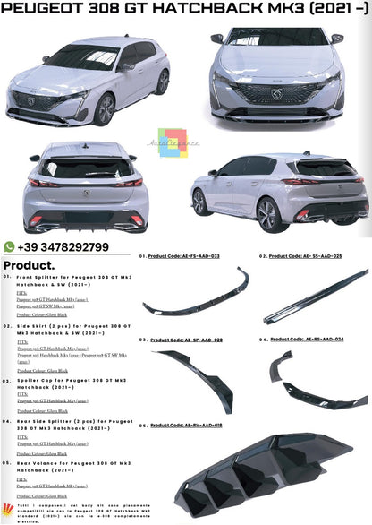 💫Bodykit adatto per Peugeot 308 GT Hatchback MK3 2021💫