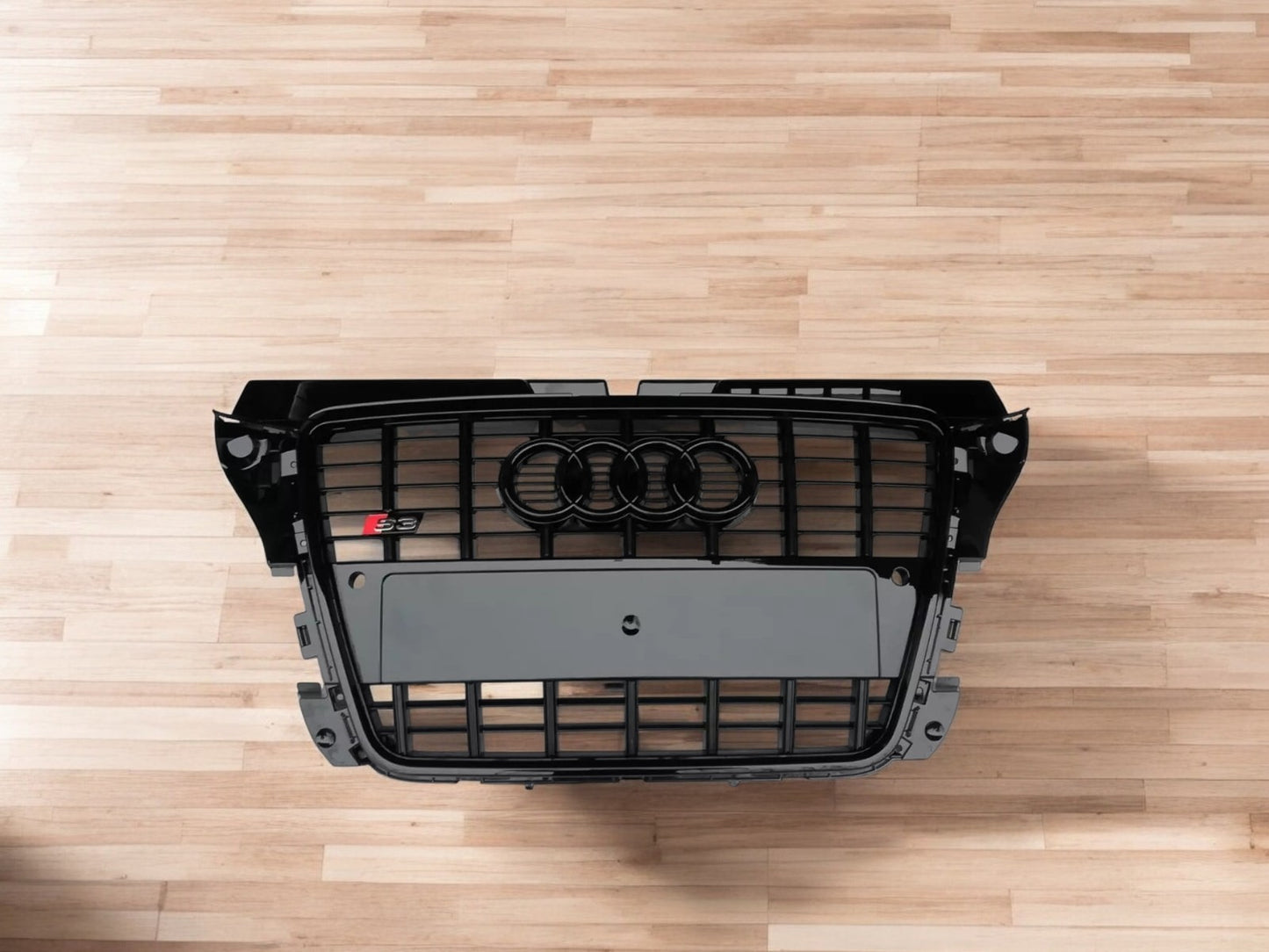 ⭐GRIGLIA ANTERIORE ADATTO PER AUDI A3 S3 8P 2008-2012 FULL BLACK⭐