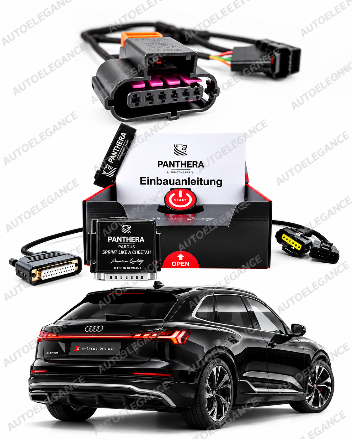 🔥Panthera Pardus Power Pedal Acceleratore Plug & Play per audi Q6 e-tron S-Line🔥