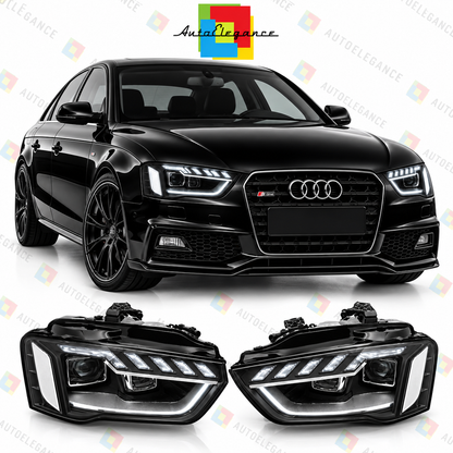 💕 ART.10642 FARI ANTERIORI ADATTO  PER AUDI A4 B8 12-15💕