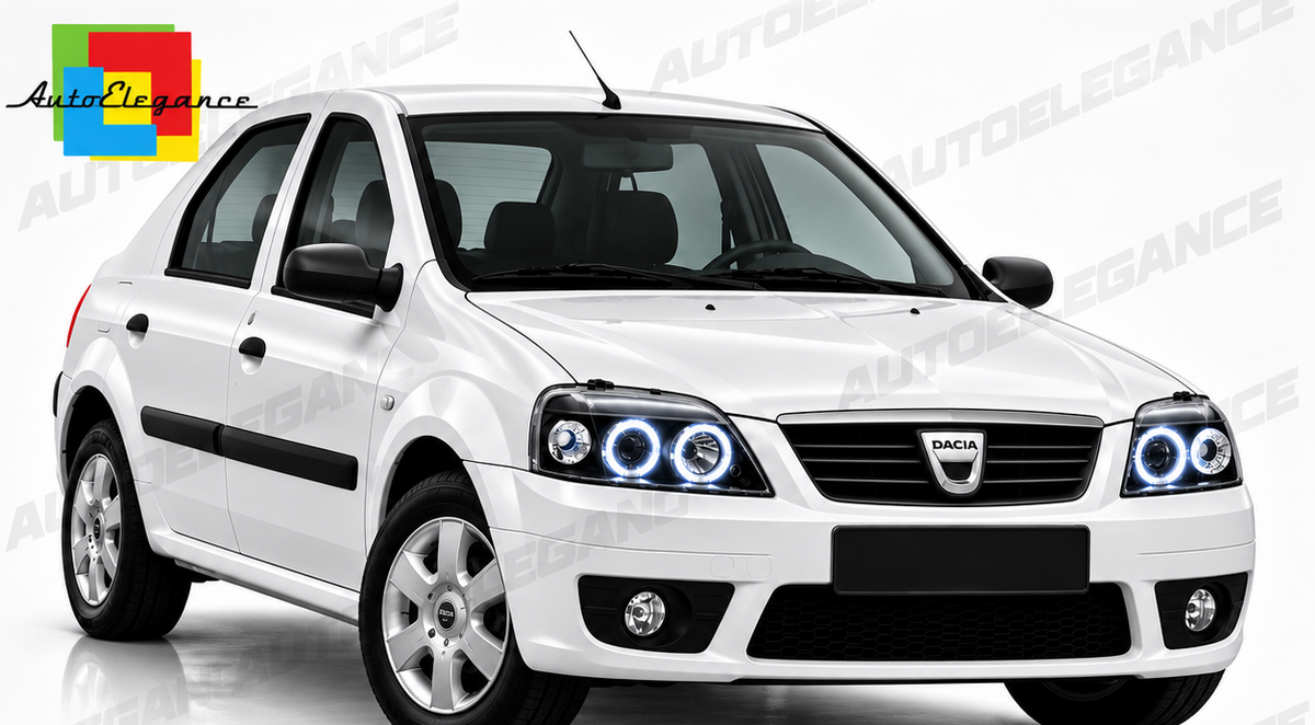 ART.11139 FARI ANTERIORI ADATTO PER DACIA LOGAN 04-08 NERO