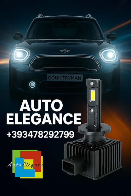 💕COPPIA LAMPADE D1S LED DA XENON A LED PER MINI COUNTRYMAN R60 6000K CANBUS💕