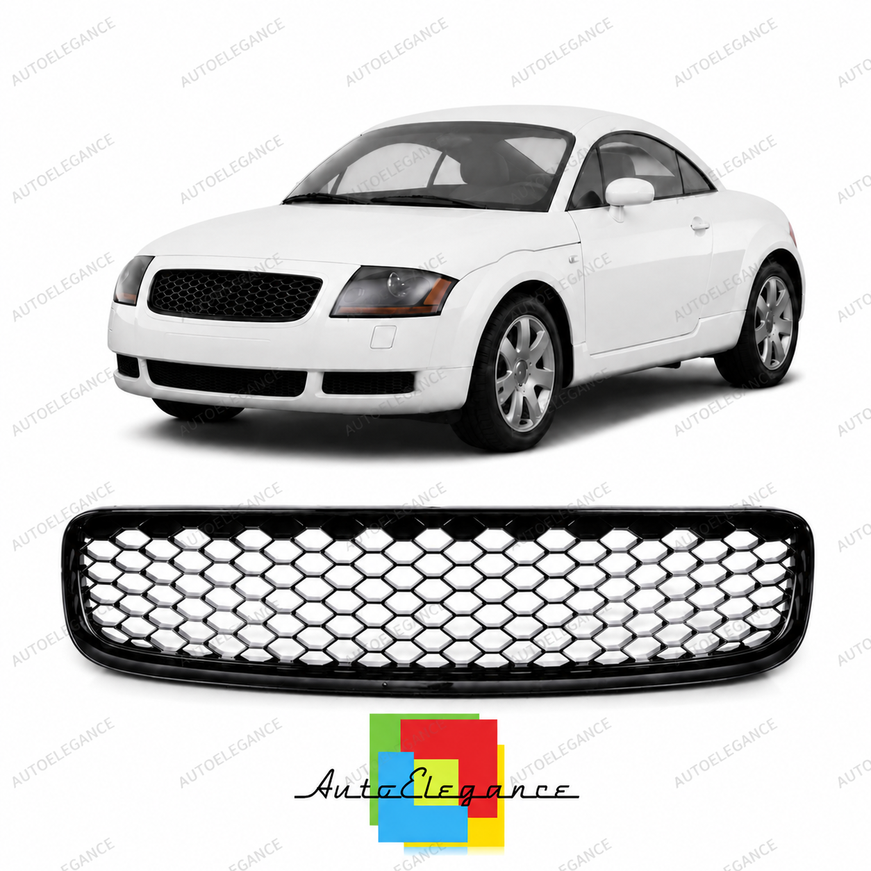 👉Griglia anteriore lucida nera adatta per Audi TT 8N 1998-2006👈