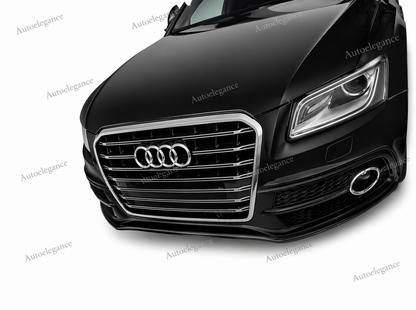 🔥SPLITTER ANTERIORE PER AUDI Q5 SQ5 8R S-LINE 2013-2016 FACELIFT (3 PEZZI)🔥