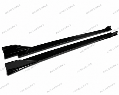 💫ART. 0272 Sotto Minigonne Nero Lucido per SEAT IBIZA 5 2017+💫