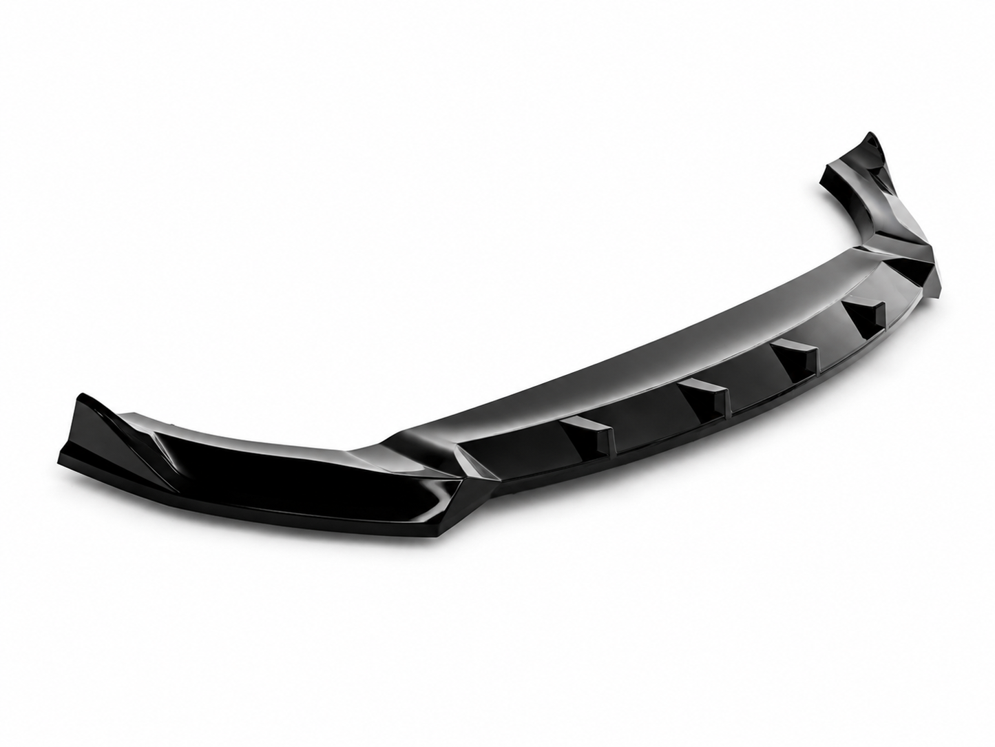 SPLITTER SUITABLE FOR VW GOLF 8 GTI GTD RLINE LOOK GLOSSY BLACK SPORTY DESIGN 