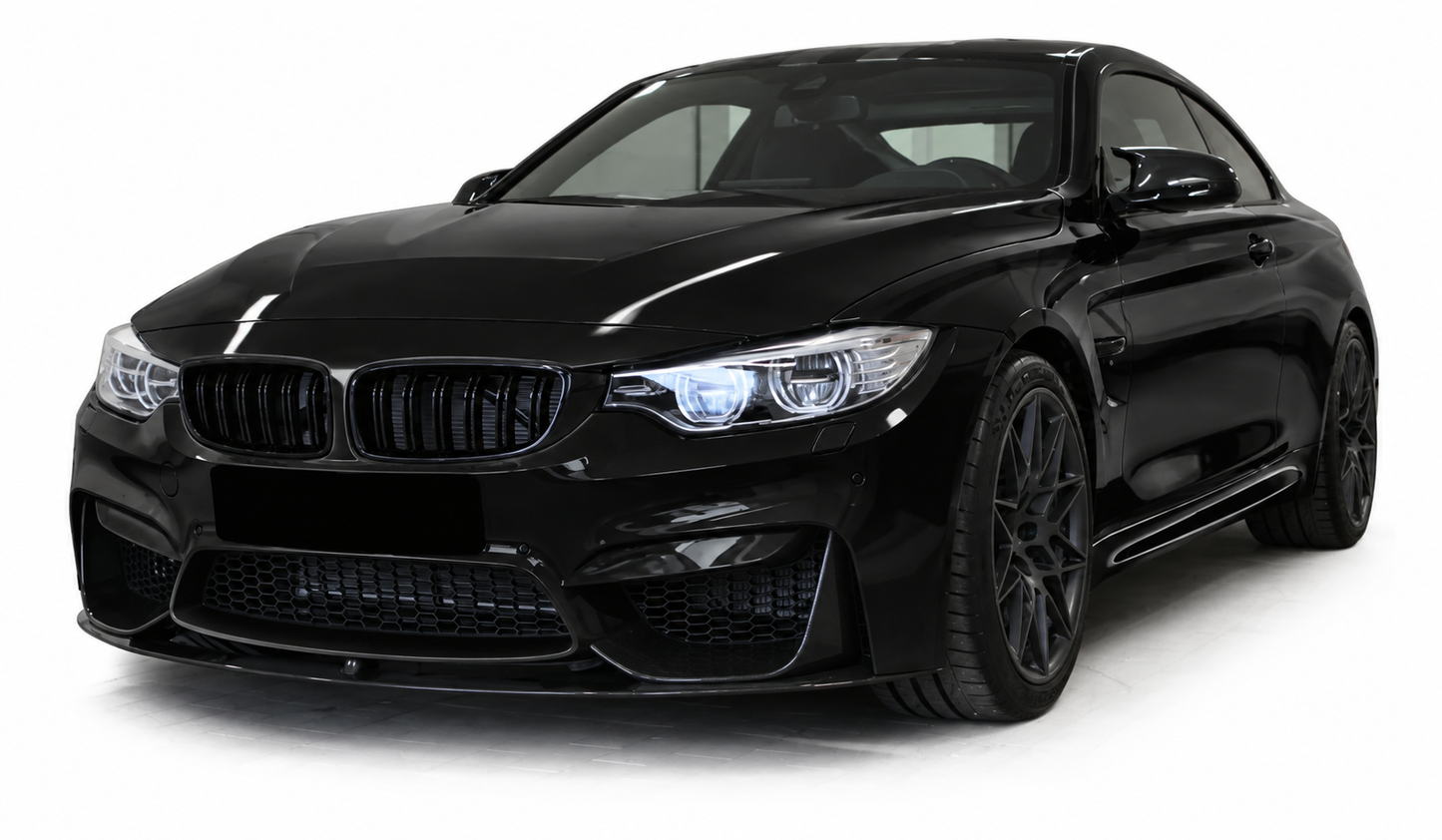 👉Splitter stile M3 adatto per BMW Serie 3 (F30, F31) 11-18 Nero lucido👈