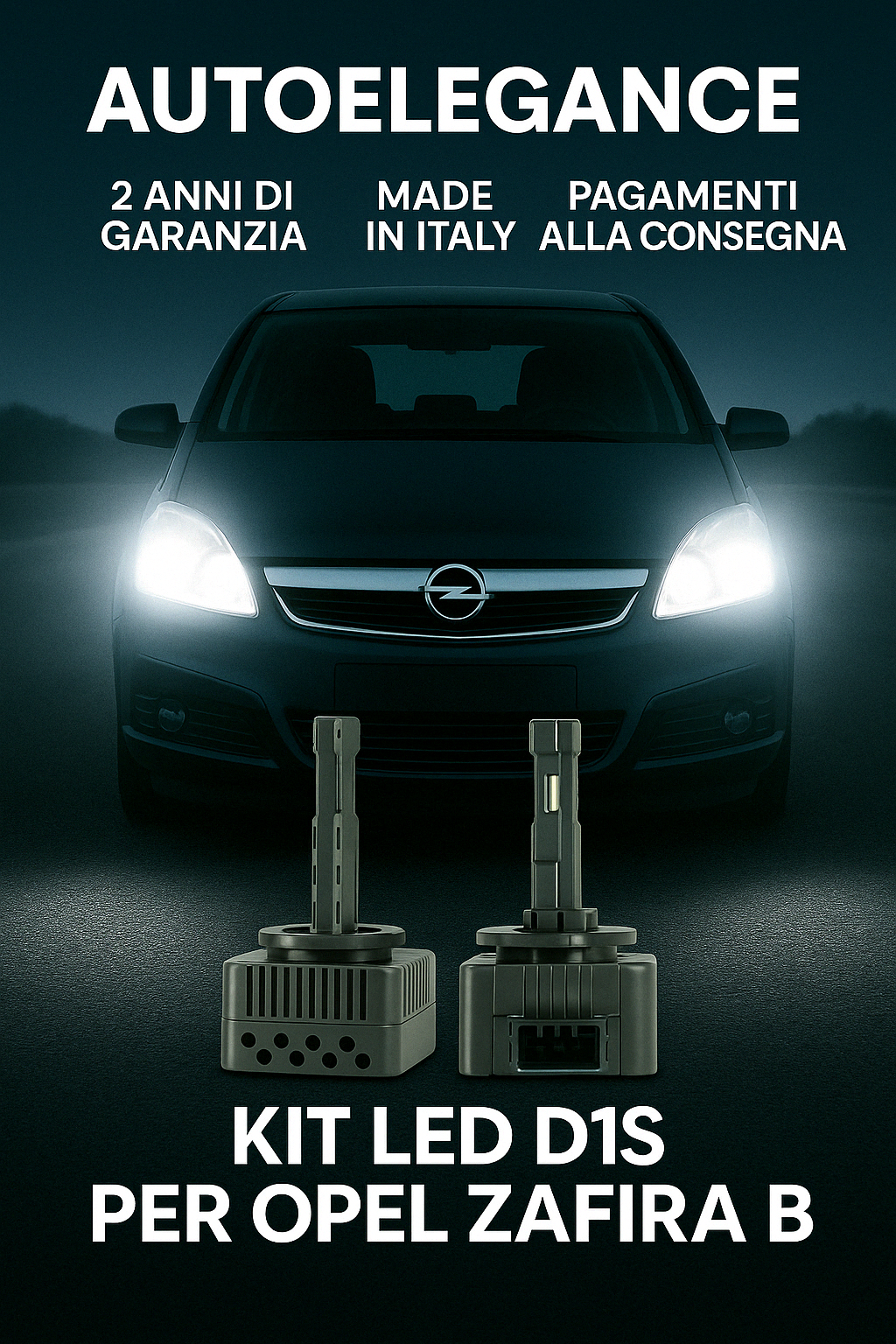 ⭐KIT XENON D1S 6000K ANABBAGLIANTI PER OPEL ZAFIRA B – LUCE BIANCA POTENTE⭐