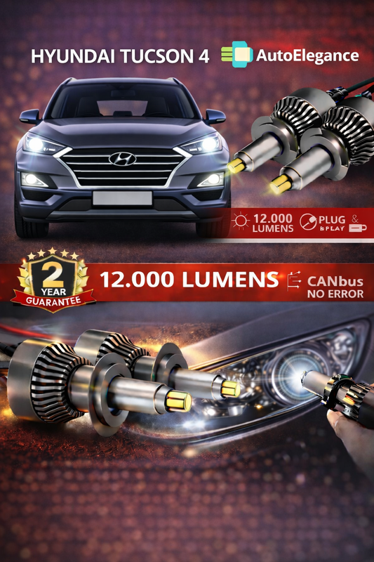 KIT LED HYUNDAI TUCSON 4 ANABAGLIANTI H7 CANBUS Bianco 6500K 360 gradi