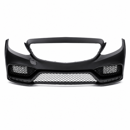💕PARAURTI ANTERIORE MERCEDES CLASSE C W205 15-18 LOOK AMG C63💕