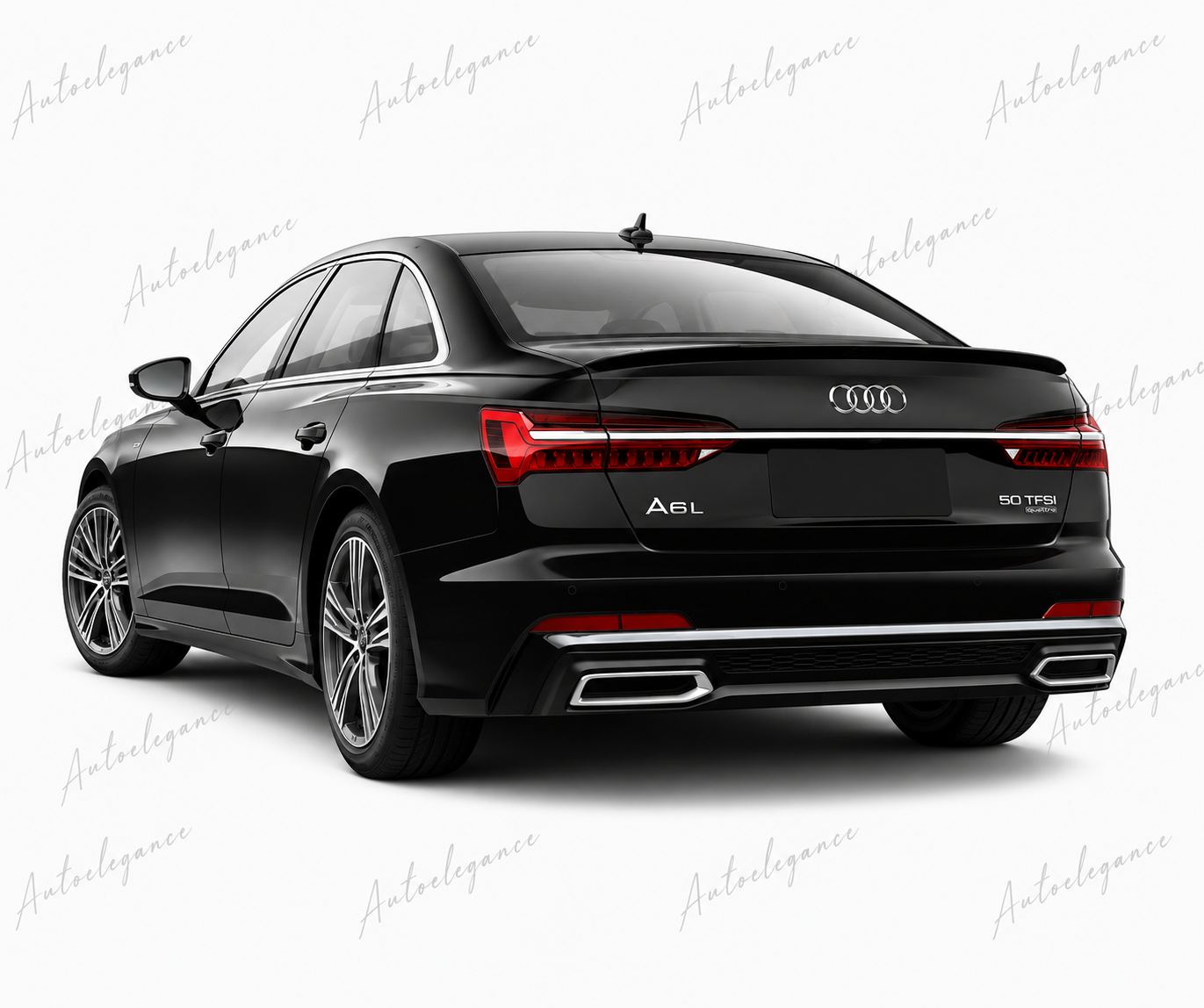 🔥ART.9889 SPOILER STILE M4 NERO LUCIDO PER AUDI A6 S6 C8 BERLINA 2018+🔥