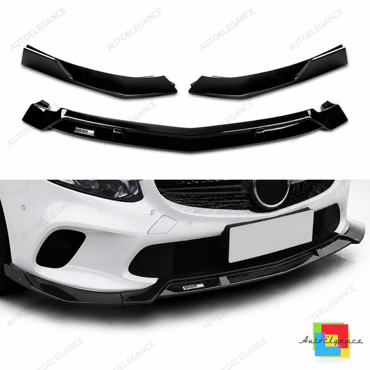 👉Labbro Spoiler Anteriore Lucido Nero Mercedes Classe A W177 V177 2019+👈