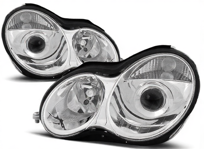 💕ART.5925 FARI  ANTERIORI ADATTO PER MERCEDES W203 C-KLASA 07.00-03.04💕