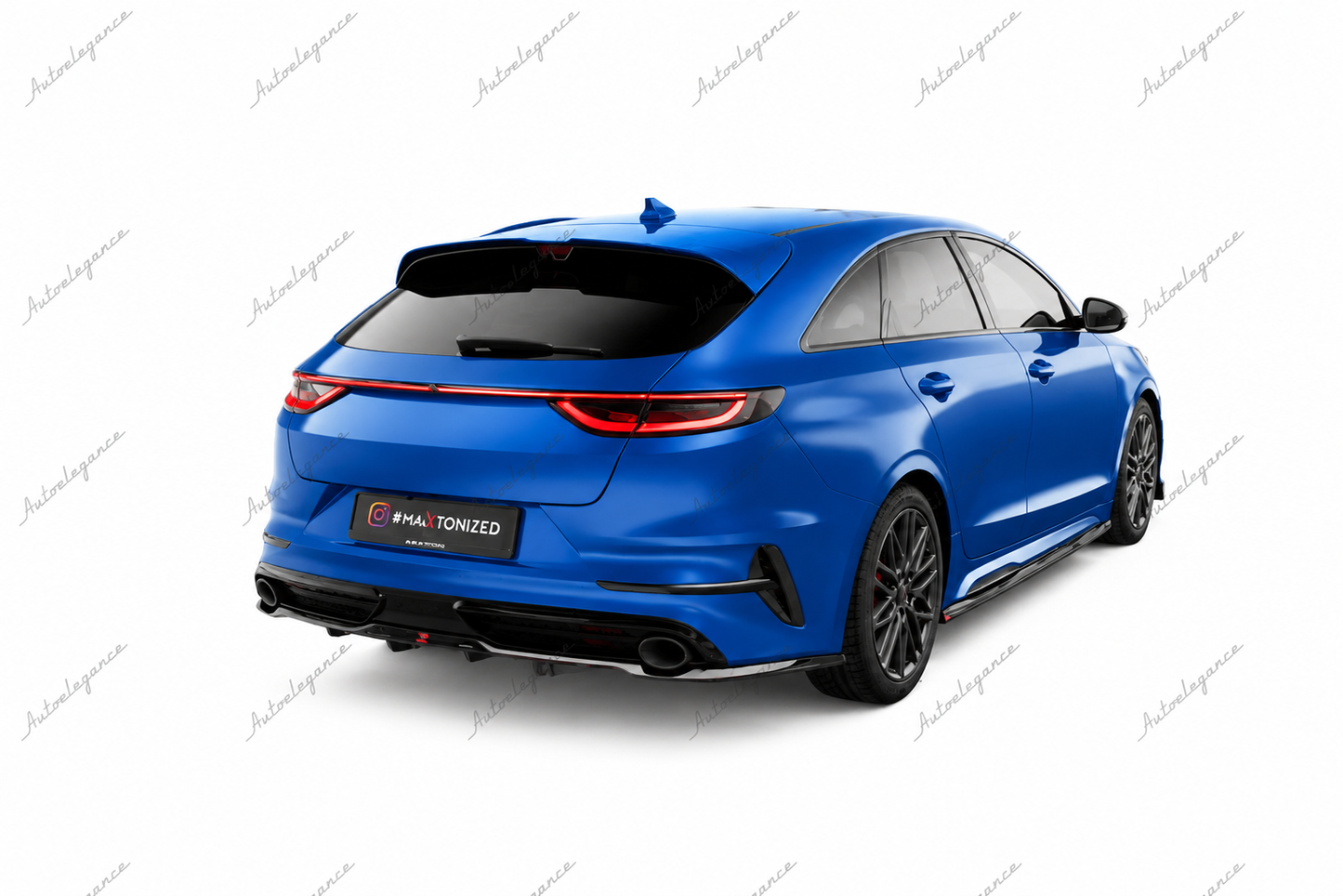 🔥ART.9812 SPLITTER POSTERIORE CON BARRE VERTICALI KIA PROCEED GT Mk1 FACELIFT🔥