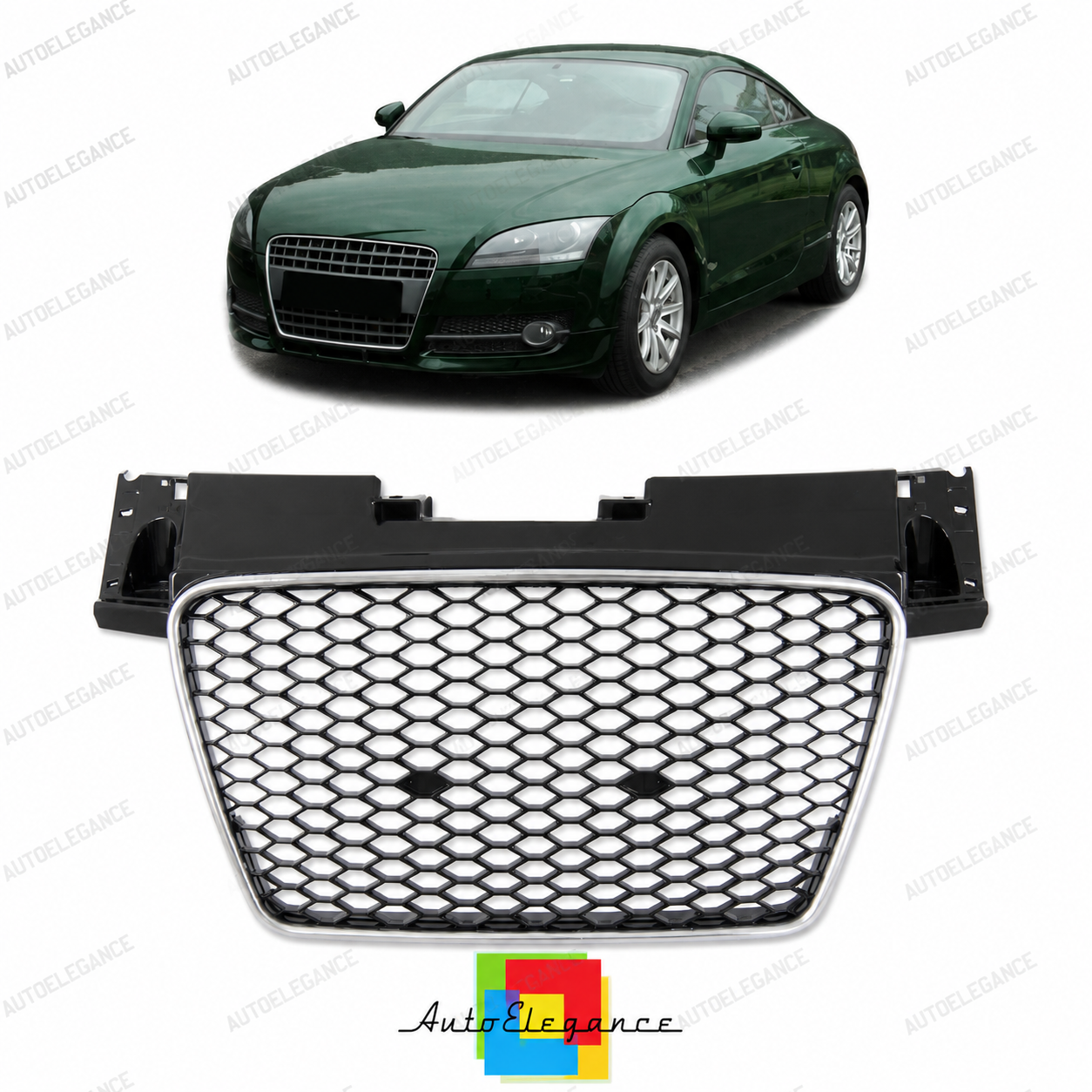 👉Griglia frontale in argento adatta per Audi TT 8J 2006-2014👈