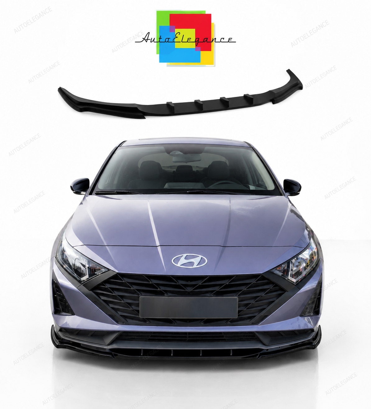 👉Splitter Anteriore per Hyundai i20 MK3 Facelift (2023-) – ABS Nero Lucido👈