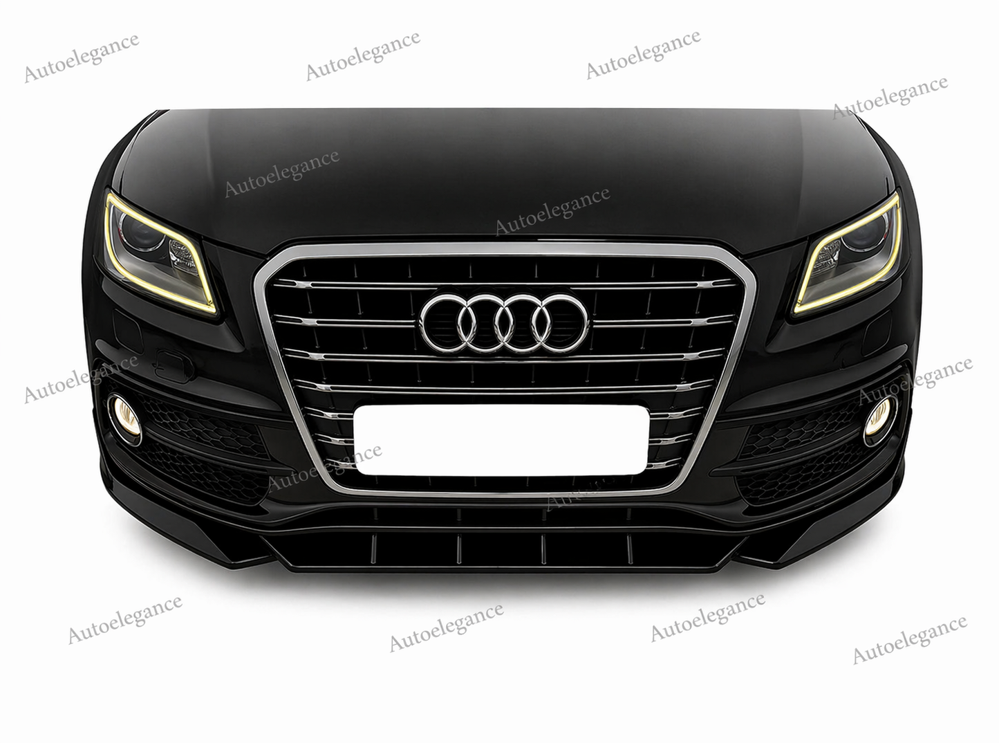 🔥SPLITTER ANTERIORE PER AUDI Q5 SQ5 8R S-LINE 2013-2016 FACELIFT (3 PEZZI)🔥