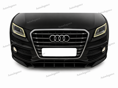 🔥SPLITTER ANTERIORE PER AUDI Q5 SQ5 8R S-LINE 2013-2016 FACELIFT (3 PEZZI)🔥
