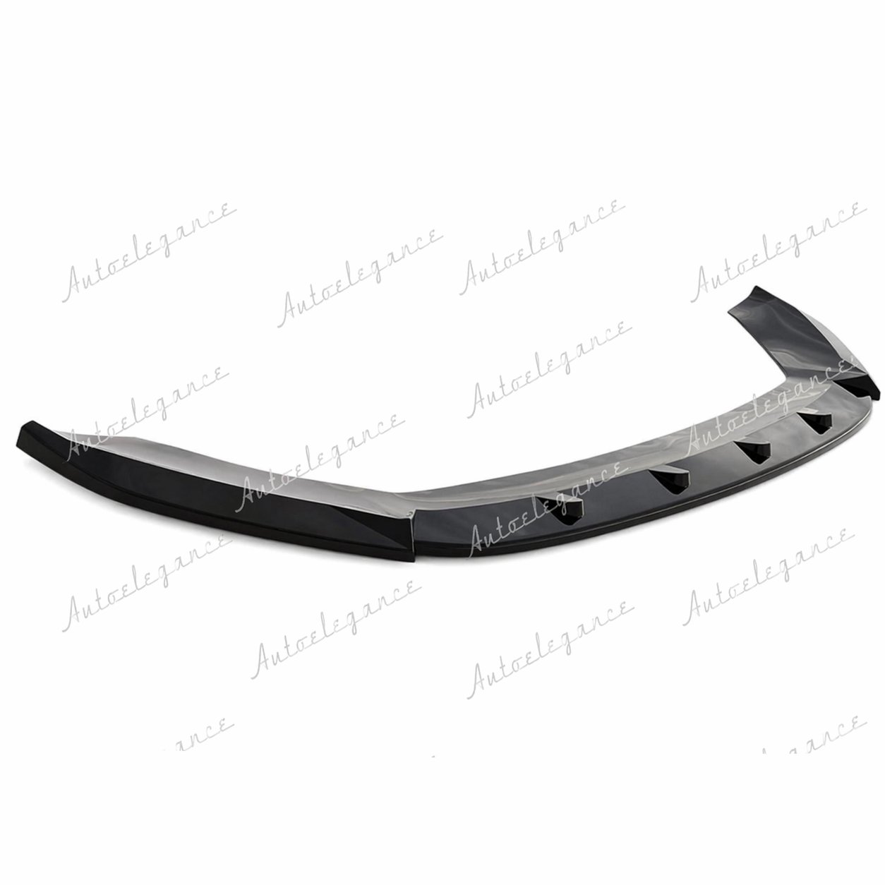 🔥ART.9573 SPLITTER ANTERIORE LEON MK 3 MAX V1 IN PLASTICA NERO LUCIDO 12-16🔥