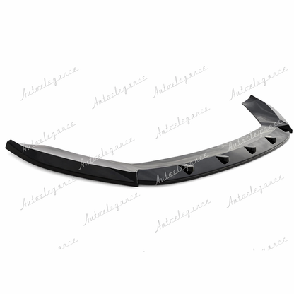 🔥ART.9573 SPLITTER ANTERIORE LEON MK 3 MAX V1 IN PLASTICA NERO LUCIDO 12-16🔥