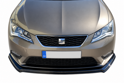 👉Splitter Anteriore ABS Nero Lucido adatto per SEAT Leon Mk3 (2012-2016)👈