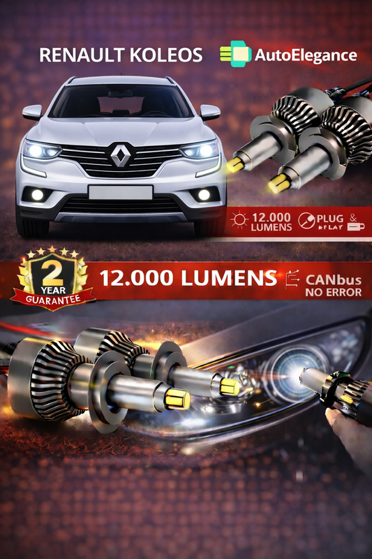 KIT LED Renault KOLEOS ANABAGLIANTI H7 CANBUS Bianco 6500K 360 gradi