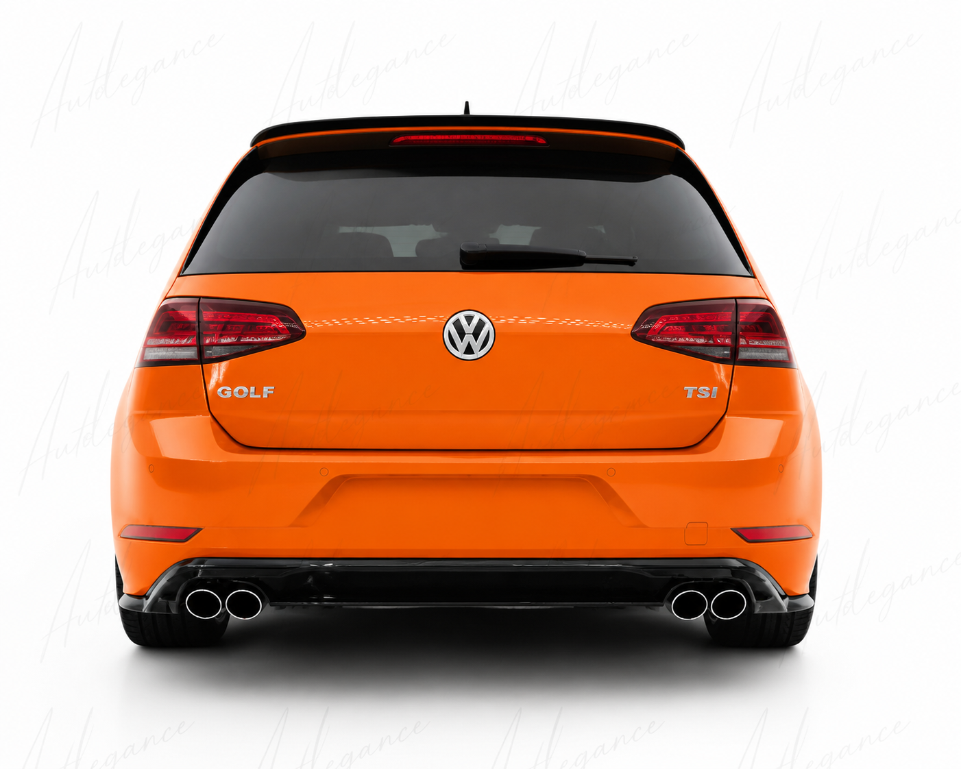🔥ART.0348 DIFFUSORE ADATTO PER VW GOLF 7.5 2+2 NERO LUCIDO🔥