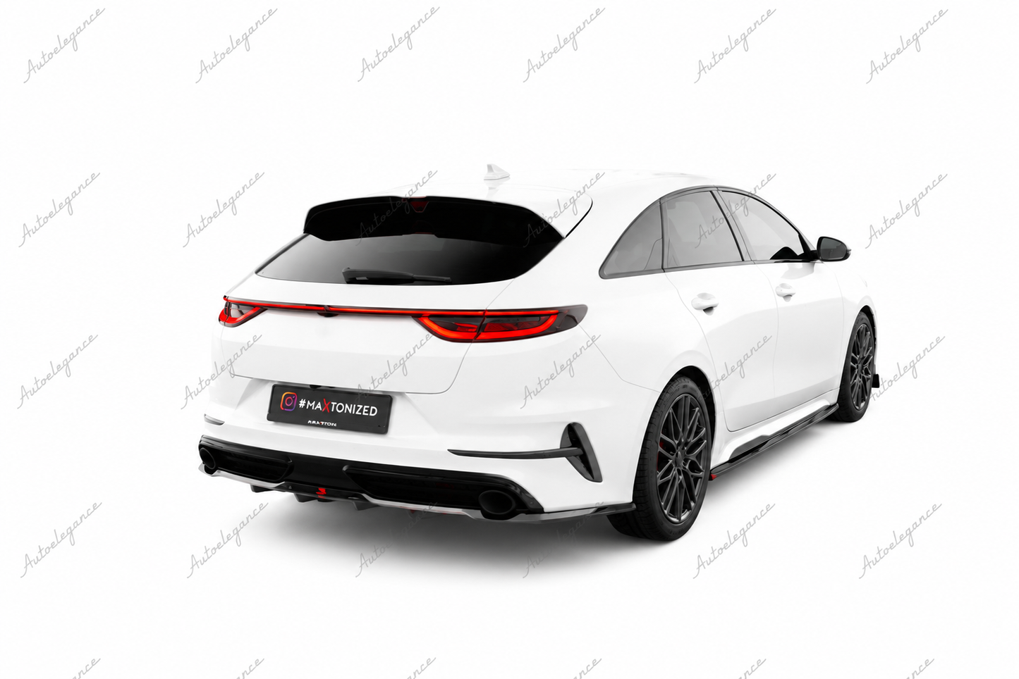 🔥ART.9812 SPLITTER POSTERIORE CON BARRE VERTICALI KIA PROCEED GT Mk1 FACELIFT🔥