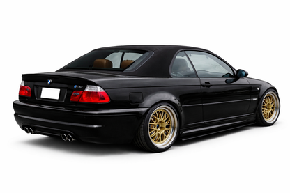 💫BMW SÉRIE 3 E46 COUPÉ LAME SOUS JUPES LATÉRALES ABS NOIR BRILLANT SPLITTER💫