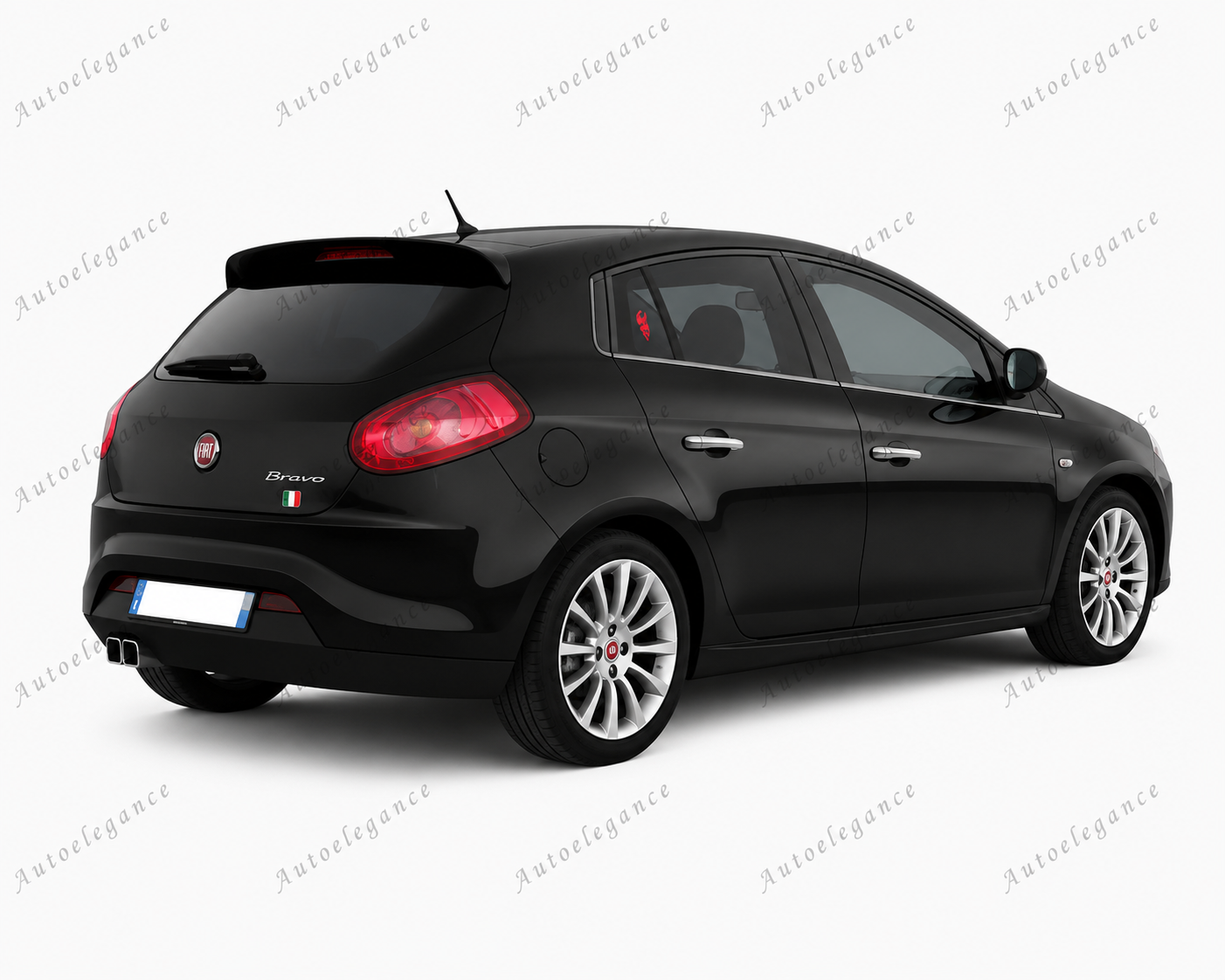 🔥ART.0106 COPPIA MINIGONNE LATERALI FIAT BRAVO II SOTTOPORTA SPORTIVI ABS🔥