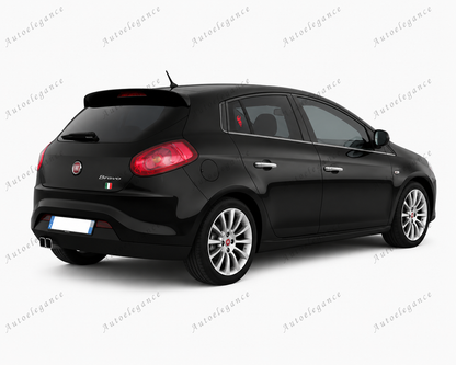 🔥ART.0106 COPPIA MINIGONNE LATERALI FIAT BRAVO II SOTTOPORTA SPORTIVI ABS🔥
