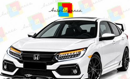 ART.11126 FARI ANTERIORI ADATTO PER HONDA CIVIC X 16-21 LED
