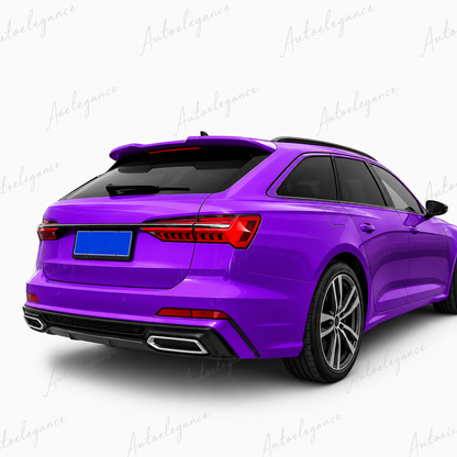 🔥ART.9886 SPOILER POSTERIORE STILE RS6 NERO LUCIDO PER AUDI A6 C8 AVANT 18-24🔥