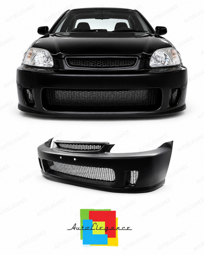 💕PARAURTI ANTERIORE HONDA CIVIC 99-00 LOOK N1💕