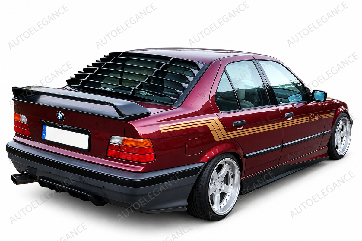 BODYKIT E36 + COUPE REAR LIGHTS WITH WHITE INDICATOR