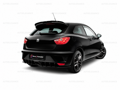 💫ART.9754 DIFFUSORE POSTERIORE SEAT IBIZA 4 SPORT-COUPE  NERO OPACO💫